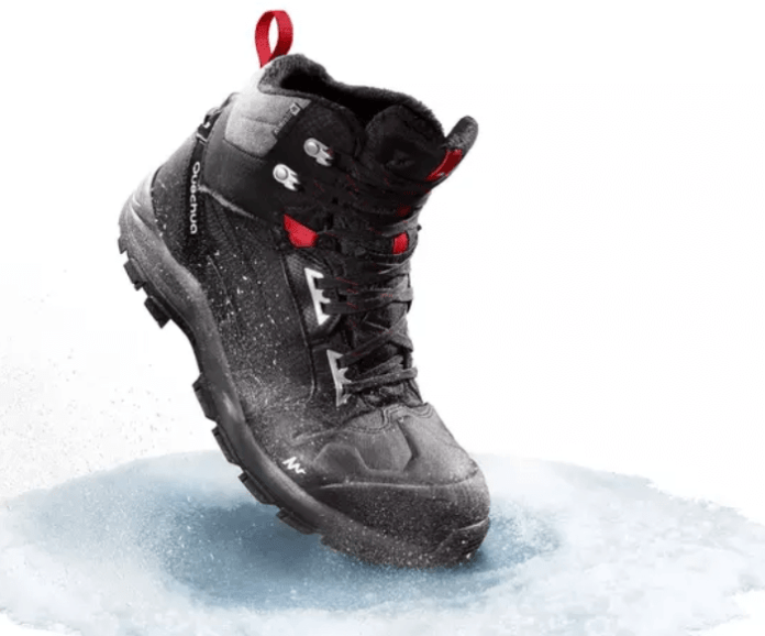 quechua sh520 waterproof warm mid snow hiking boots men's