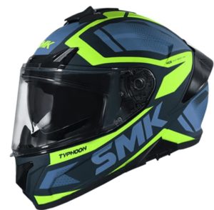 SMK Typhoon Thron MA848 Full face Helmet for Bike(L)